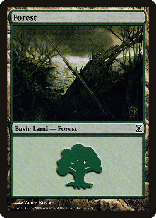 Forest (#299) - (Foil): Time Spiral