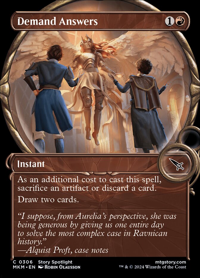 Demand Answers (Showcase) - (Foil): Murders at Karlov Manor