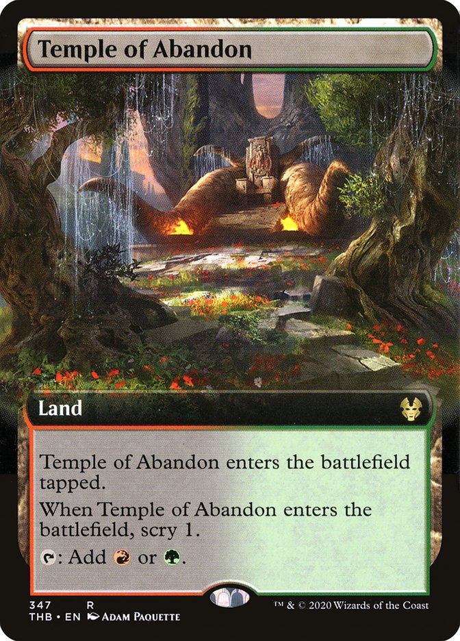 Temple of Abandon (Extended Art): Theros Beyond Death