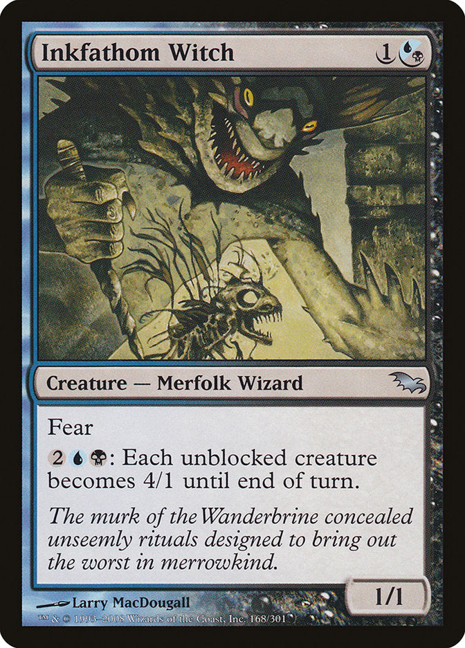 Inkfathom Witch - (Foil): Shadowmoor