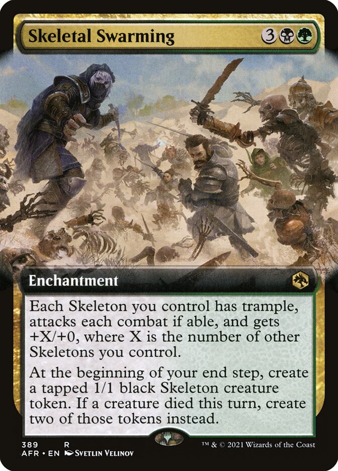 Skeletal Swarming (Extended Art): Adventures in the Forgotten Realms