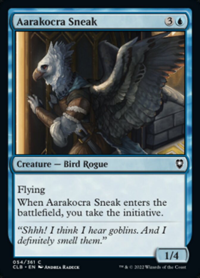 Aarakocra Sneak - (Foil): Commander Legends: Battle for Baldur's Gate