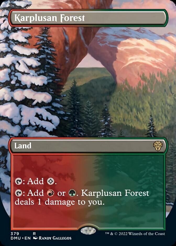 Karplusan Forest (Borderless): Dominaria United