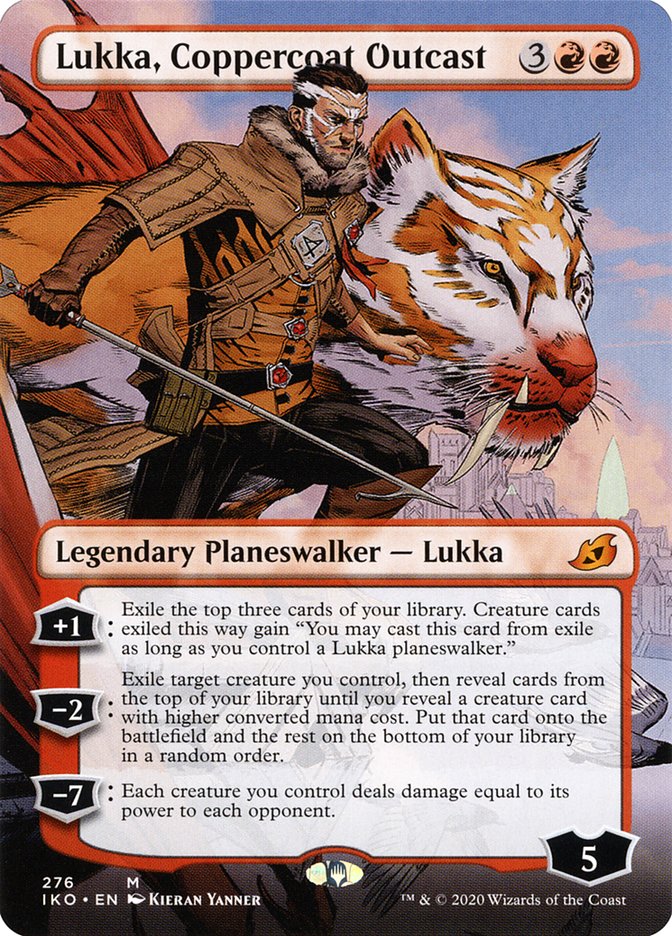 Lukka, Coppercoat Outcast (Borderless): Ikoria: Lair of Behemoths