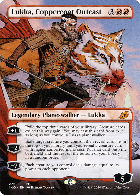 Lukka, Coppercoat Outcast (Borderless): Ikoria: Lair of Behemoths