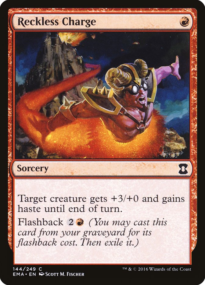 Reckless Charge - (Foil): Eternal Masters