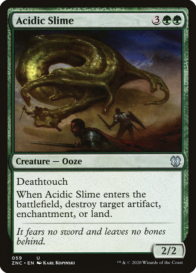Acidic Slime: Zendikar Rising Commander