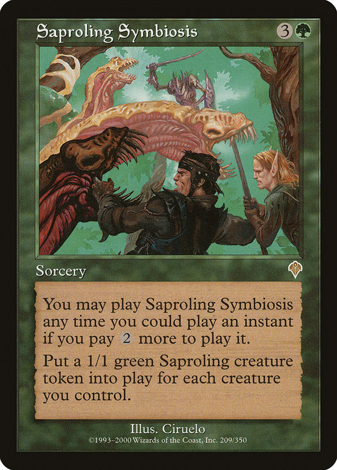 Saproling Symbiosis: Invasion