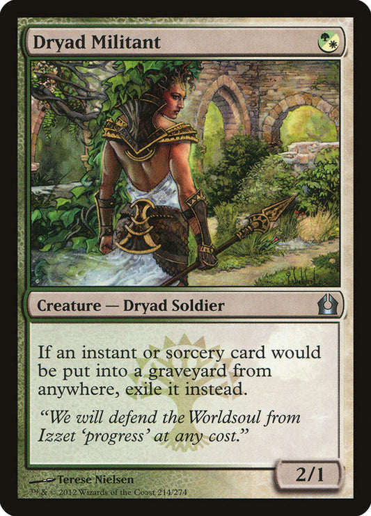 Dryad Militant - (Foil): Return to Ravnica