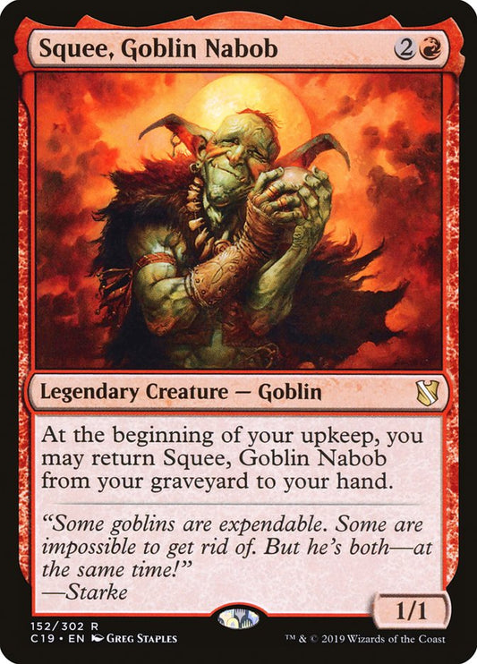 Squee, Goblin Nabob: Commander 2019