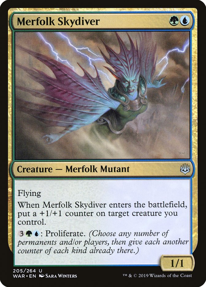 Merfolk Skydiver: War of the Spark