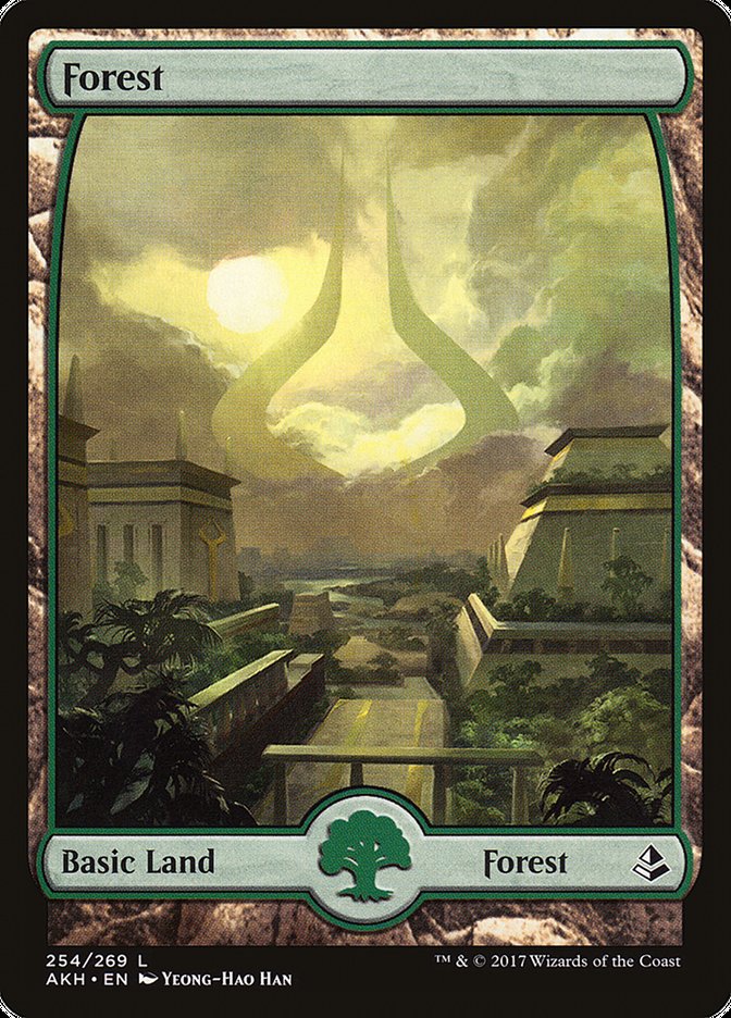 Forest (#254) (Full Art): Amonkhet