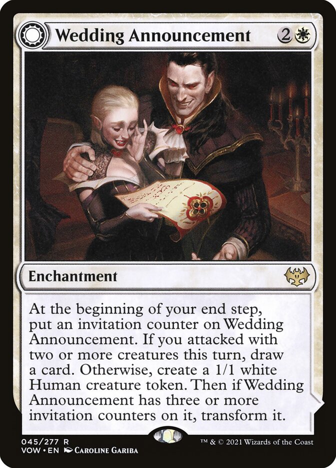 Wedding Announcement // Wedding Festivity - (Foil): Innistrad: Crimson Vow