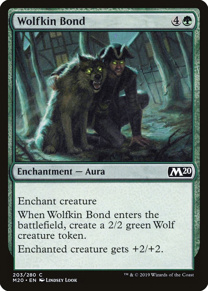 Wolfkin Bond - (Foil): Core Set 2020