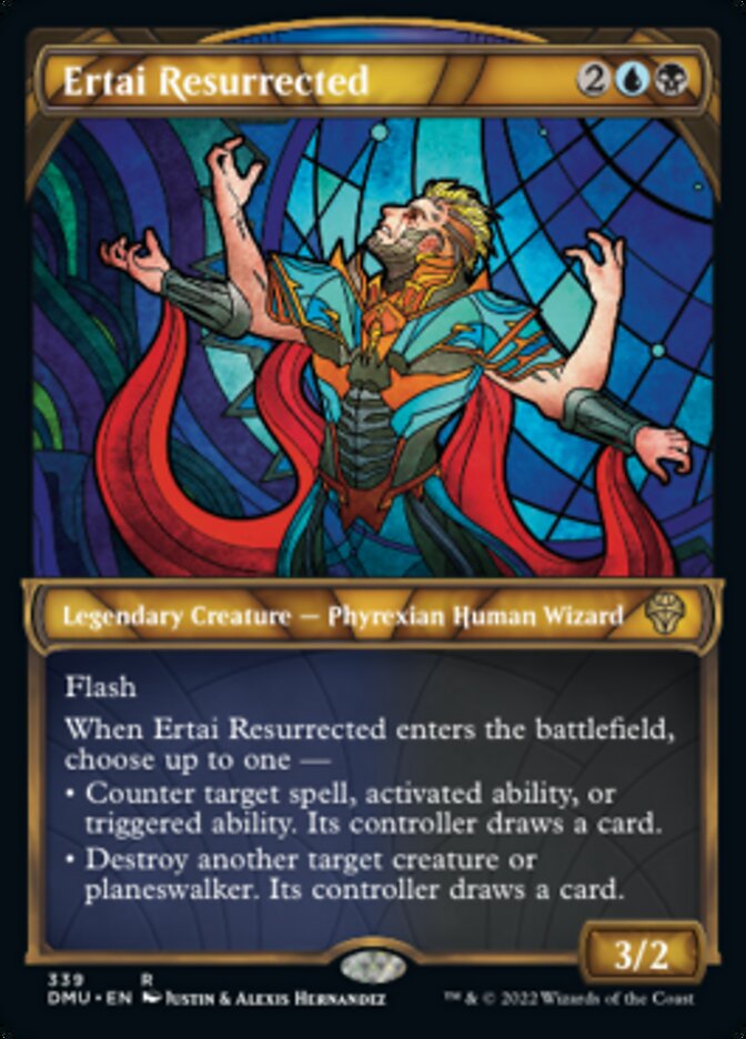 Ertai Resurrected (Showcase) (Textured Foil) - (Foil): Dominaria United