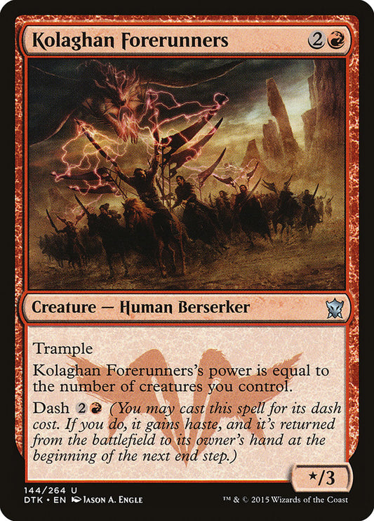 Kolaghan Forerunners - (Foil): Dragons of Tarkir
