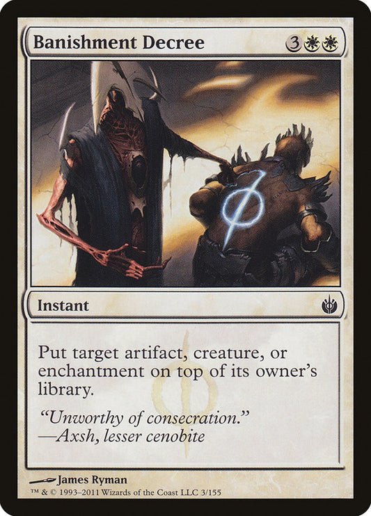 Banishment Decree - (Foil): Mirrodin Besieged