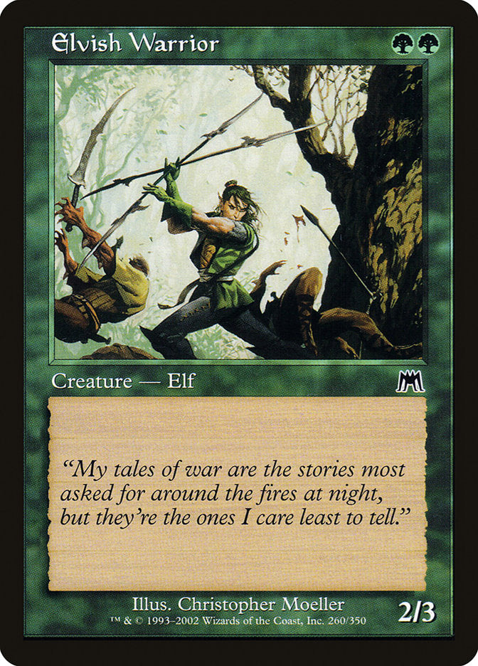 Elvish Warrior: Onslaught