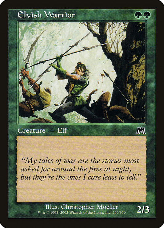 Elvish Warrior: Onslaught