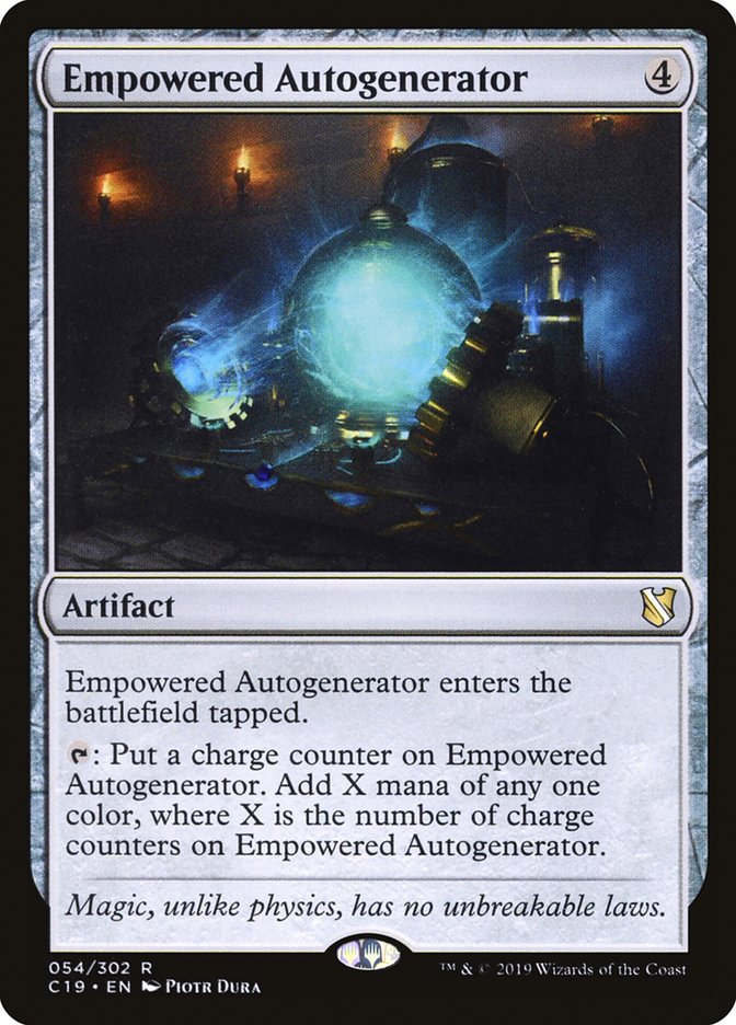Empowered Autogenerator: Commander 2019