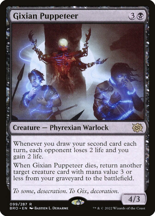 Gixian Puppeteer - (Foil): The Brothers' War