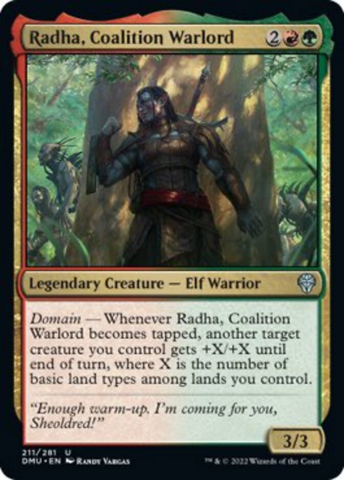 Radha, Coalition Warlord: Dominaria United