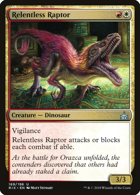 Relentless Raptor: Rivals of Ixalan