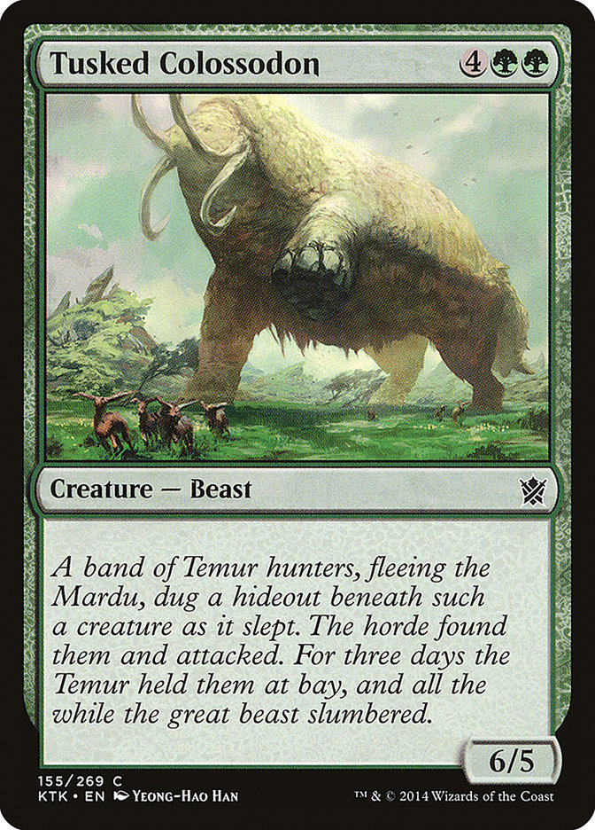 Tusked Colossodon: Khans of Tarkir