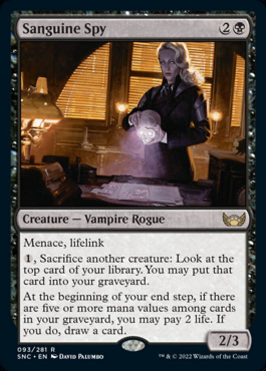 Sanguine Spy - (Foil): Streets of New Capenna