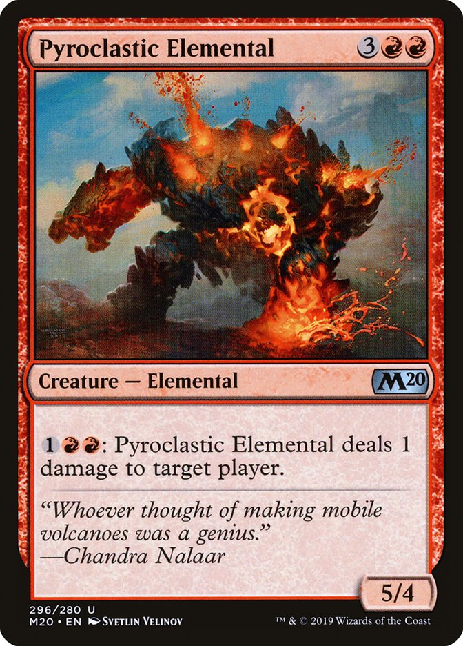 Pyroclastic Elemental (Planeswalker Deck): Core Set 2020