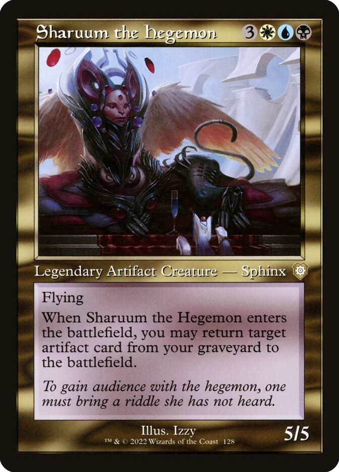 Sharuum the Hegemon (Retro Frame): The Brothers' War Commander