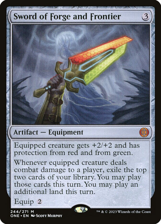 Sword of Forge and Frontier - (Foil): Phyrexia: All Will Be One