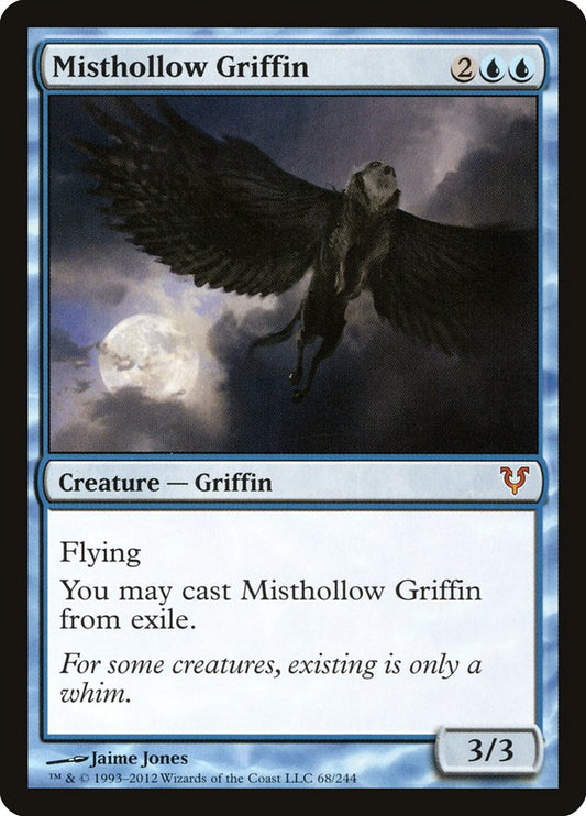 Misthollow Griffin - (Foil): Avacyn Restored