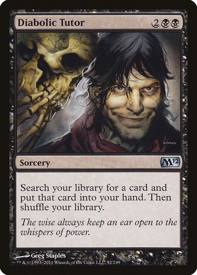 Diabolic Tutor: Magic 2012