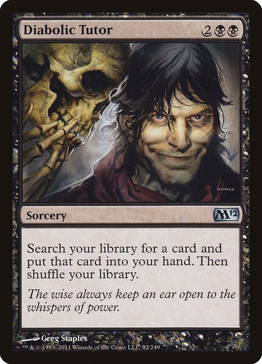 Diabolic Tutor: Magic 2012