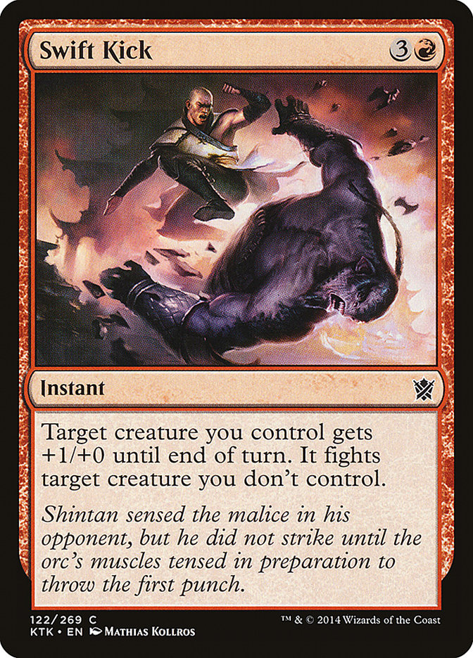 Swift Kick - (Foil): Khans of Tarkir