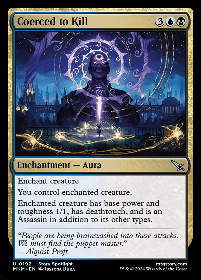 Coerced to Kill - (Foil): Murders at Karlov Manor