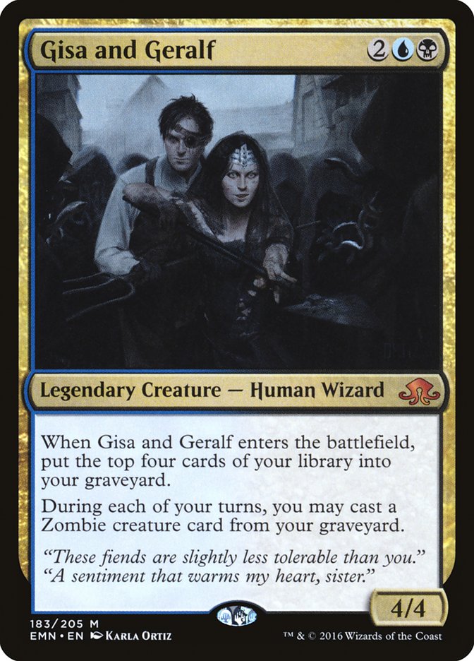 Gisa and Geralf - (Foil): Eldritch Moon