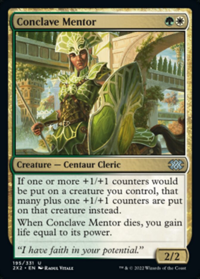 Conclave Mentor - (Foil): Double Masters 2022
