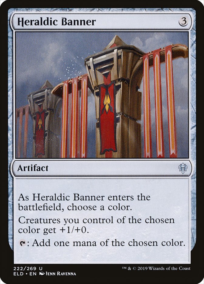 Heraldic Banner - (Foil): Throne of Eldraine