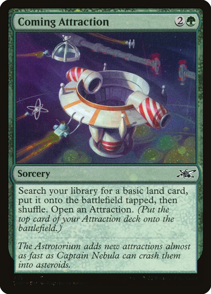 Coming Attraction (Galaxy Foil) - (Foil): Unfinity