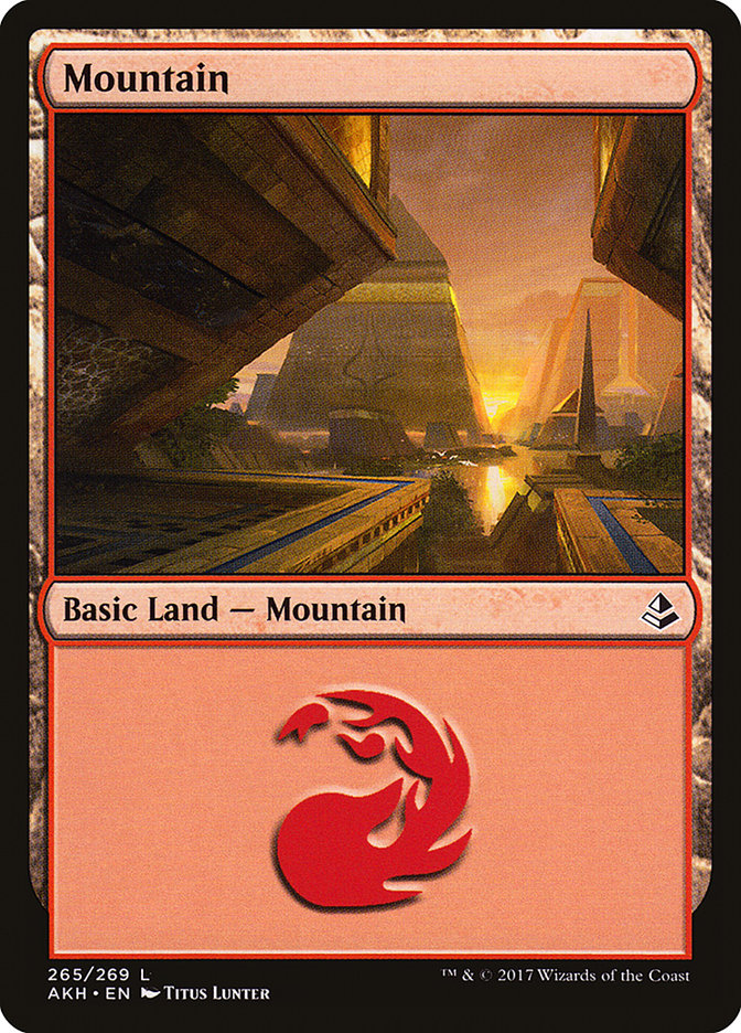 Mountain (#265) - (Foil): Amonkhet