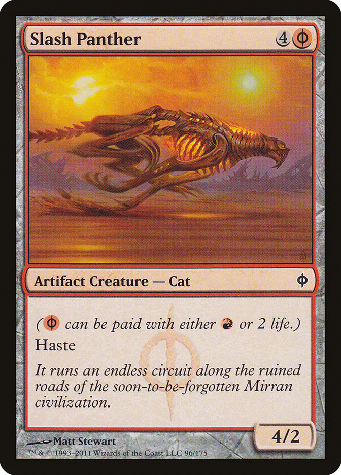 Slash Panther - (Foil): New Phyrexia
