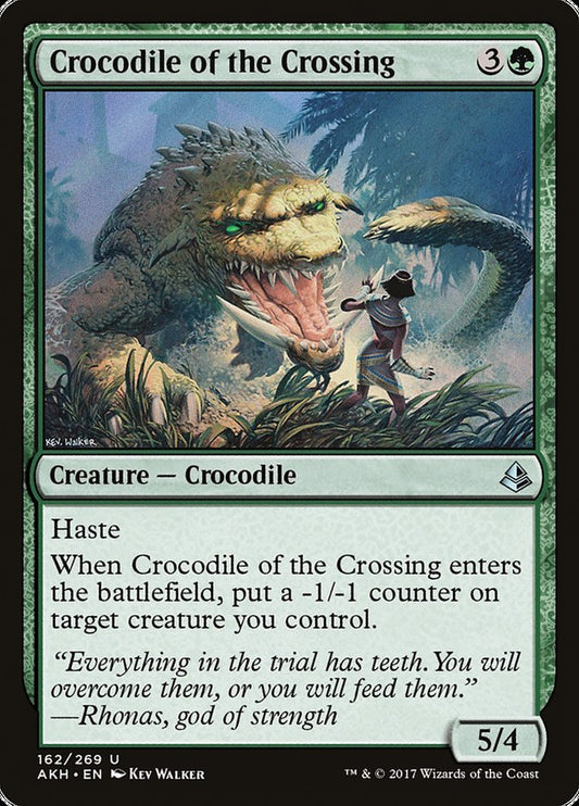 Crocodile of the Crossing - (Foil): Amonkhet