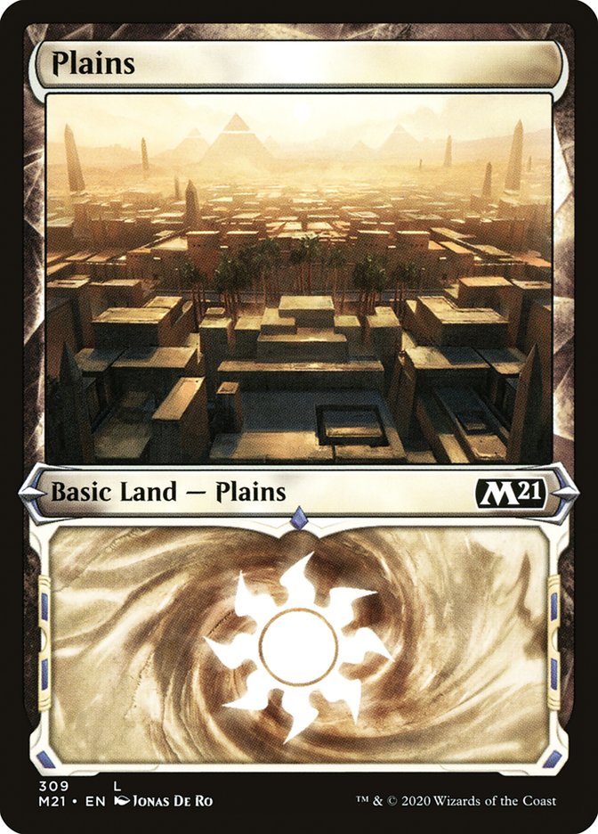 Plains (Showcase) - (Foil): Core Set 2021