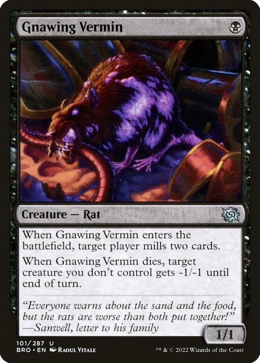 Gnawing Vermin - (Foil): The Brothers' War