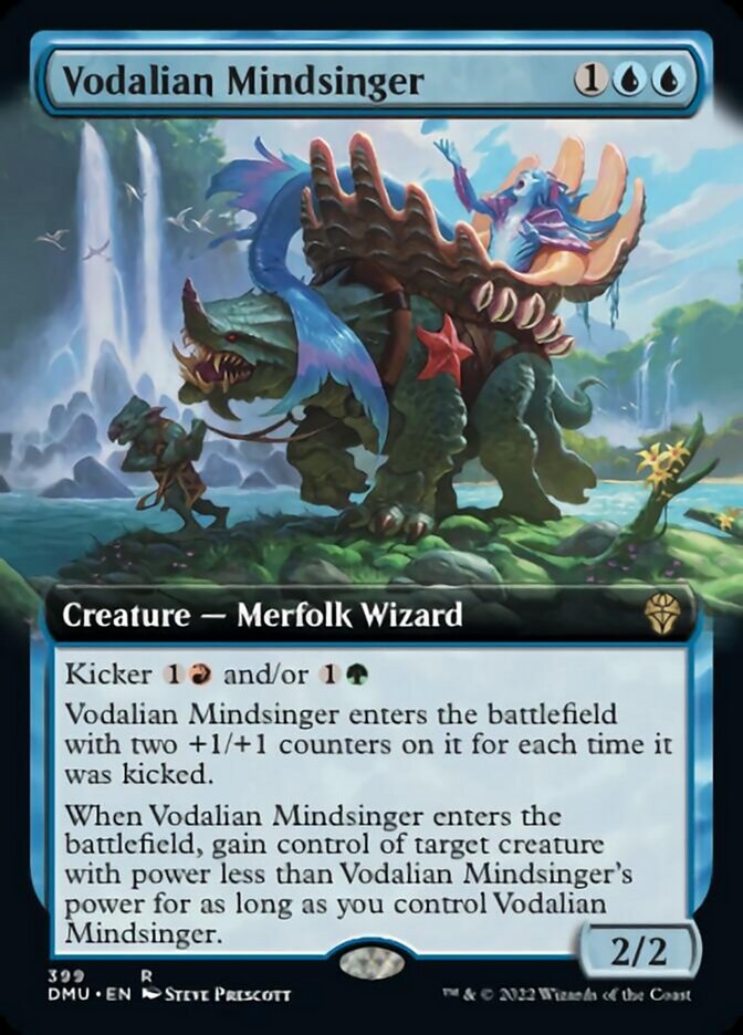 Vodalian Mindsinger (Extended Art) - (Foil): Dominaria United