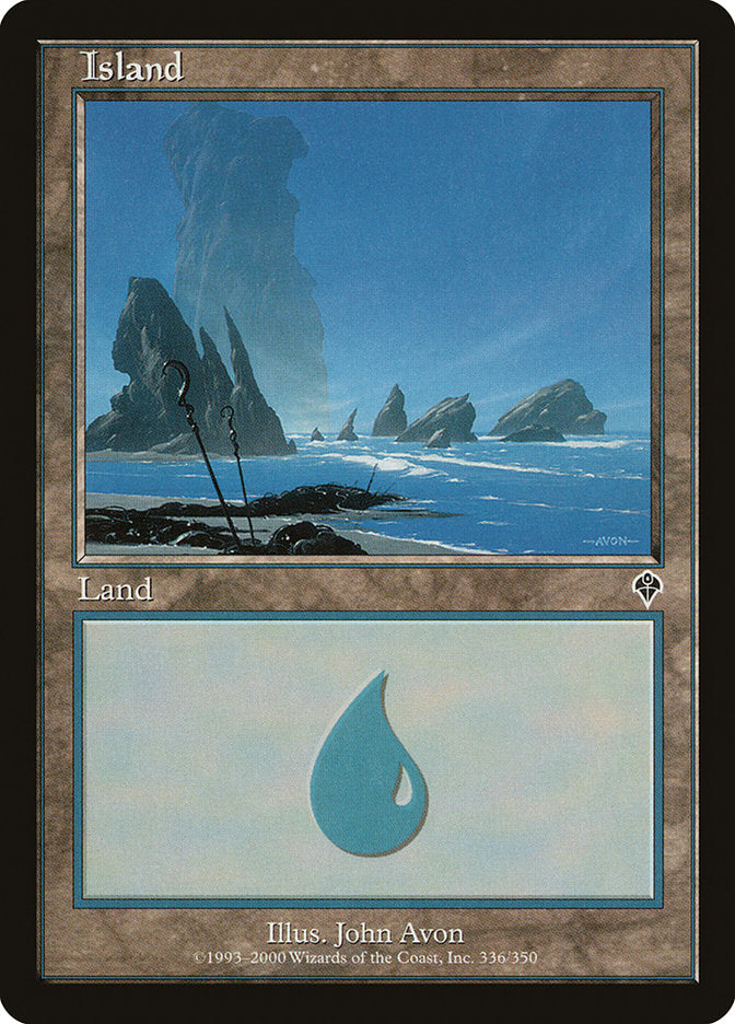 Island (#336) - (Foil): Invasion
