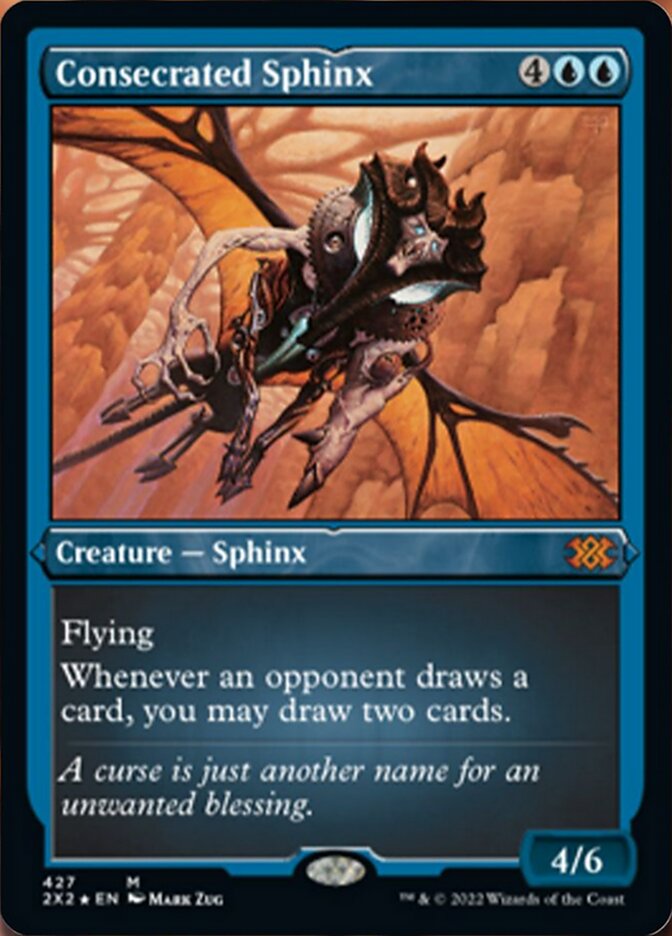 Consecrated Sphinx (Foil Etched) - (Foil): Double Masters 2022