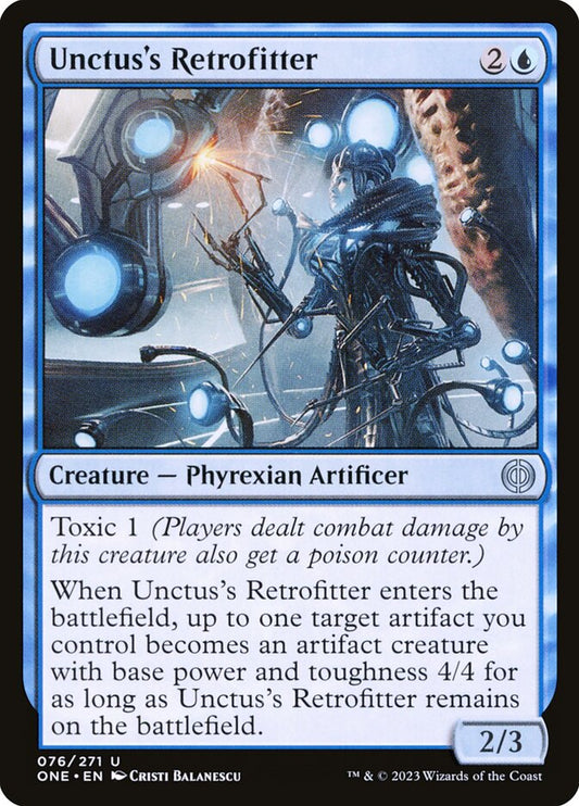 Unctus's Retrofitter - (Foil): Phyrexia: All Will Be One